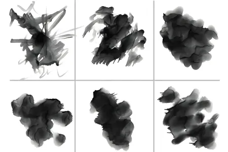 Water Color Photoshop Brush Set