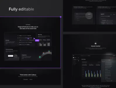 Callous premium saas marketing template