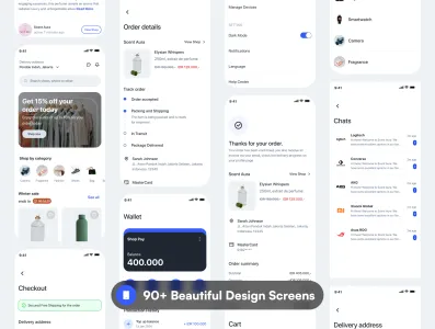 Carty e Commerce App Ui Kit