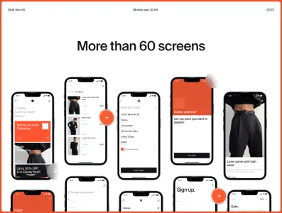 Gate Mobile App UI Kit e Commerce