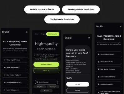 Ghokit Digital Marketplace website template