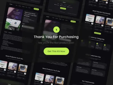 Ghokit Digital Marketplace website template