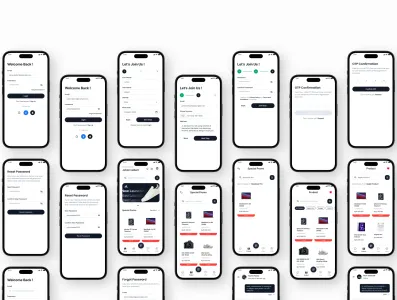 GoMarket io Mobile App UI Kit