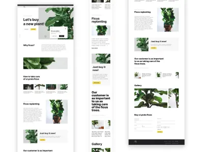 Landing e Commerce Figma Template