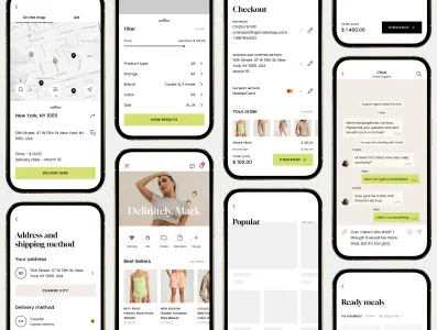 Mark Shopping App UI kit