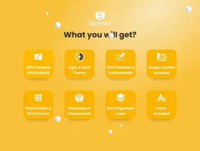 Shopphile e Commerce app ui kit