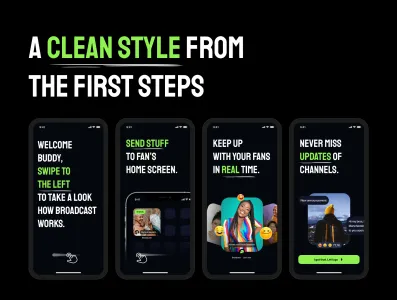 Broadcast Channel App UI Kit Message Social Media