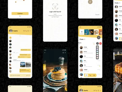 Chatterfly Chat App Ui Kit Template