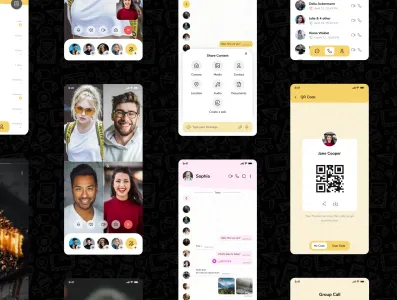 Chatterfly Chat App Ui Kit Template