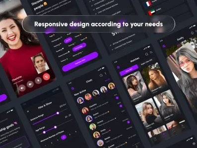 Datify dating APP UI kit