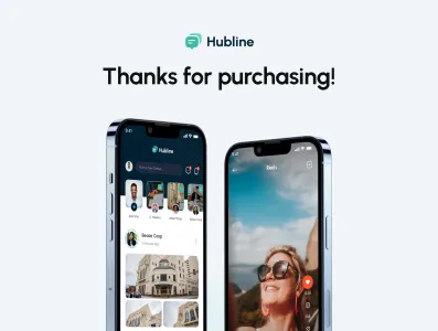 Hubline Social Network Mobile App Ui Kit