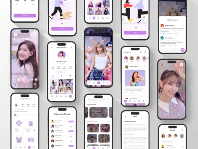 Lovagram Social Media Ui Kit Mobile