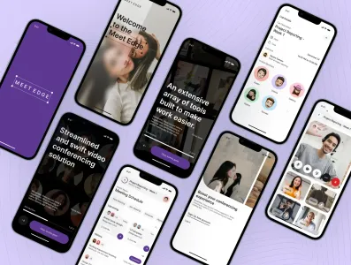 Meet Edge Online Meeting App UI Kit