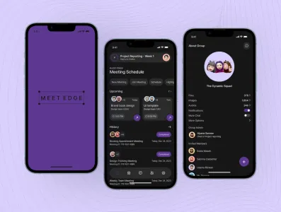 Meet Edge Online Meeting App UI Kit