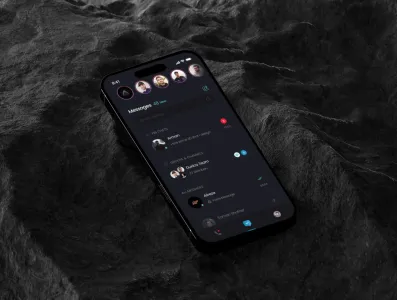 Messenger Mobile and Desktop App UI Kit