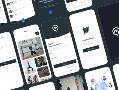 Mimi Social Media App Ui Kit