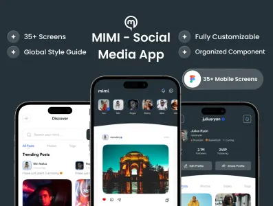 Mimi Social Media App Ui Kit