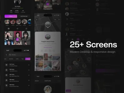 Notagram Social Media Mobile App UI KIT