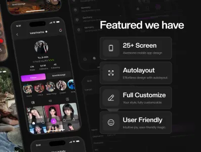 Notagram Social Media Mobile App UI KIT
