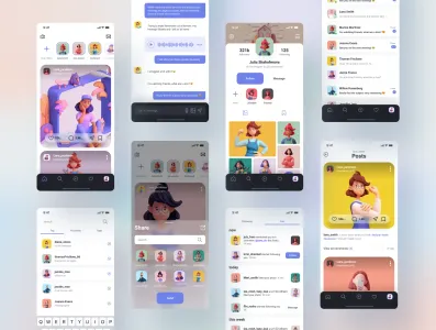 Social Media UI Kit