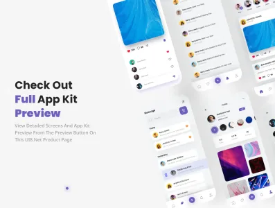 Socially Social Media App UI Kit