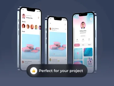 Socya social media app ui kit