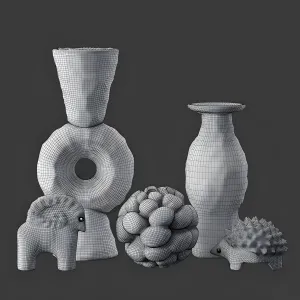 Canic vases decorative ects