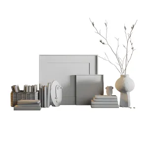 Decor with vases books