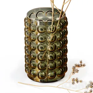 H m vase with dry flowers