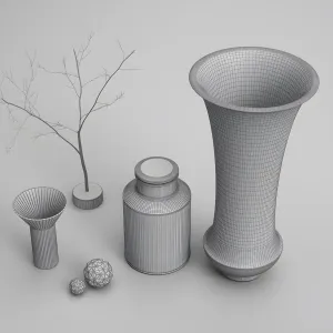 Luxury deco vase