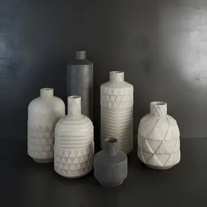 Pressed pattern vases 2