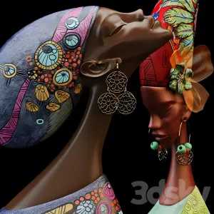 African sculptures factory designtoscano