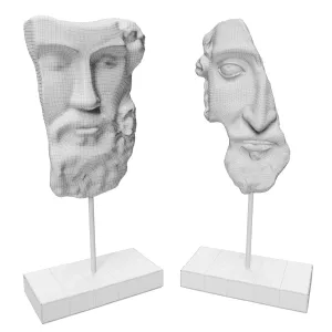 Ancient greek sculpture poseidon zeus