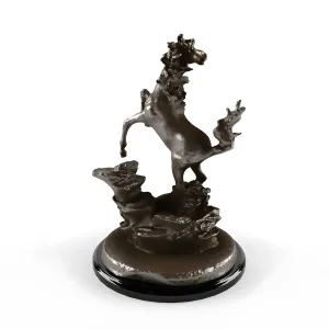 Bronze horse statuette