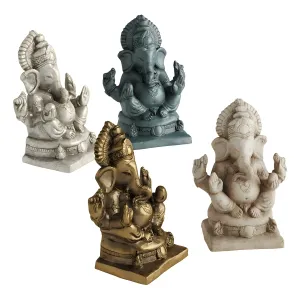 Ganesha sitting sculpture
