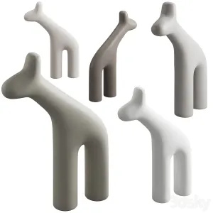 Plust raffa polyethylene sculptures