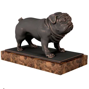 Pug sculpture