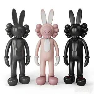 Rabbit kaws bff