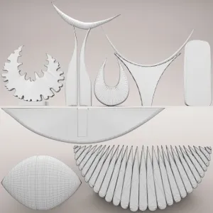 Sculpture collection thierry martenon pcs