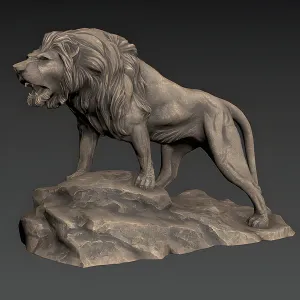 Sculpture of leo