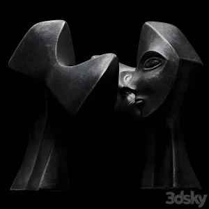 Sculptures of abstraction nurturing