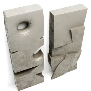Set of sculptures bas reliefs