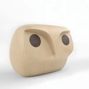 Wooden statue Howdy owl