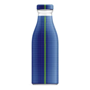 Glass Bottle Whit Milk