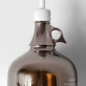 Amber Glass Gallon Pump Bottle 08