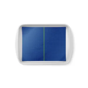 Plastic Salver with Kraft Paper