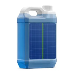 Transparent Plastic Jerrycan with Liquid