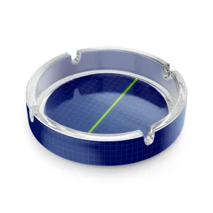 Flint Glass Ashtray High Angle
