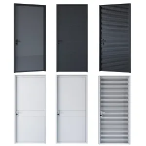 Black modern doors