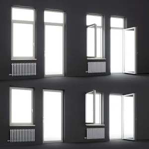 Wood aluminum windows